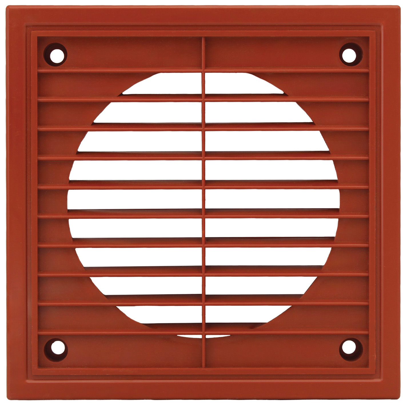 4in Fixed Grille Terracotta
