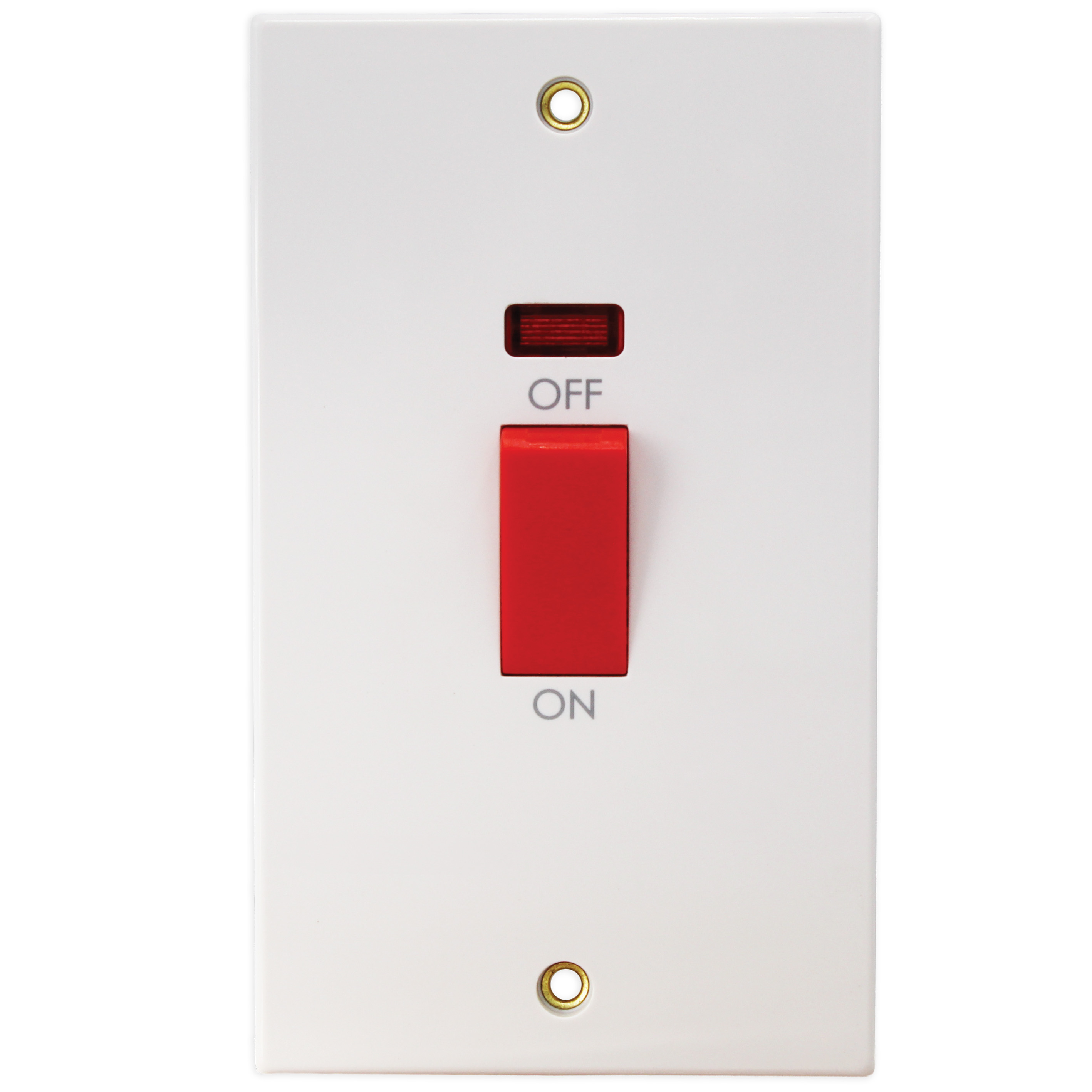 45A DP Switch with Neon (Tall Plate)