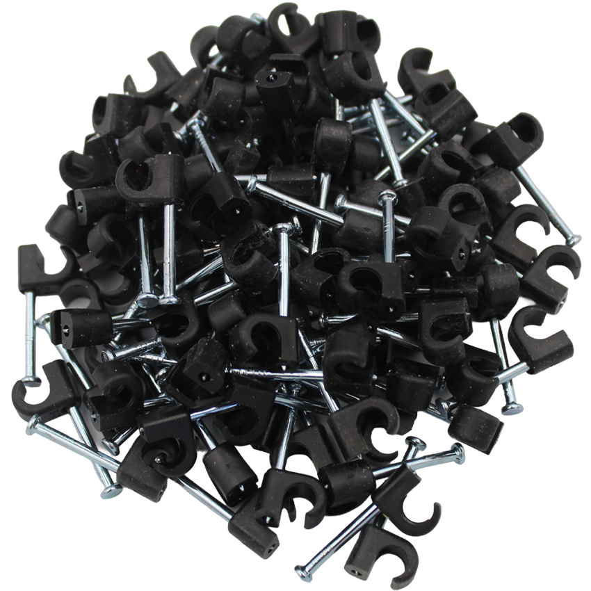 5-7MM ROUND CLIPS BLACK